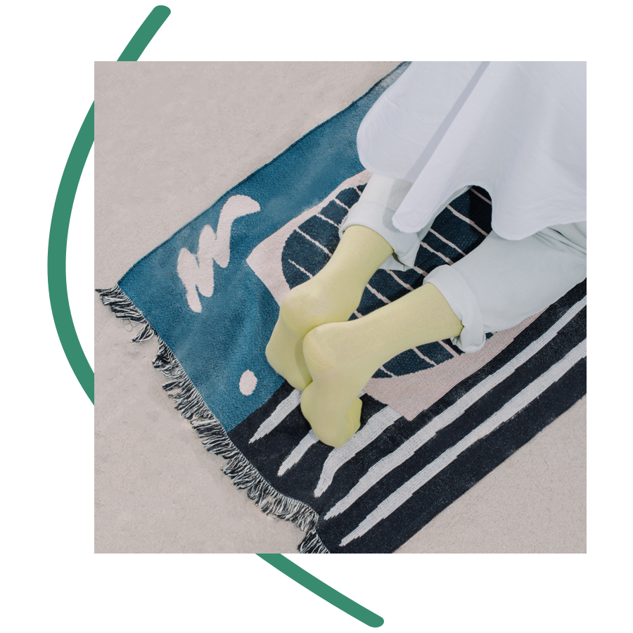 Tahara prayer mat (detail)